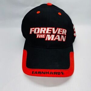 Vtg Dale Earnhardt Forever The Man NASCAR‎ Hat Cap Adjustable Winners Circle